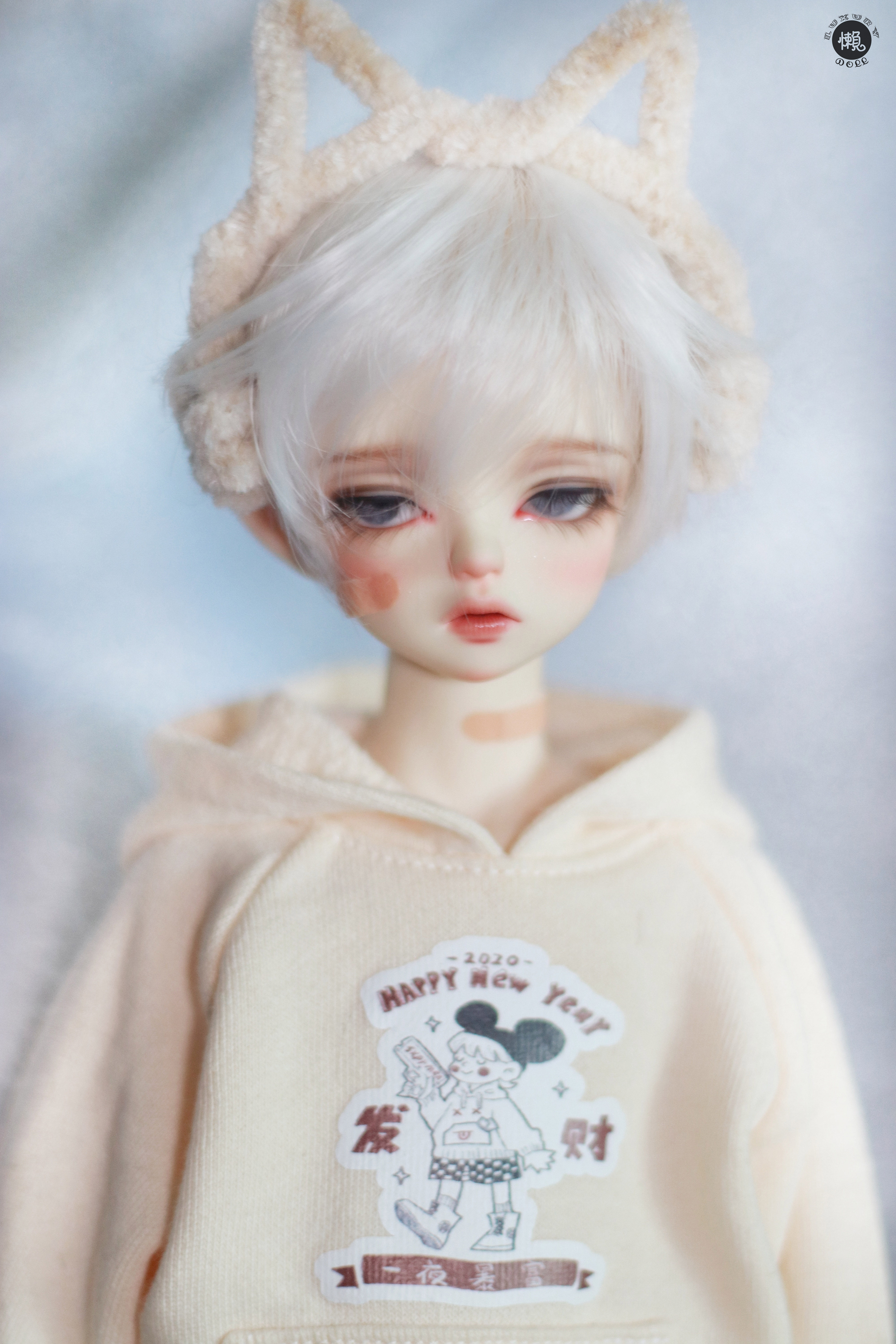 懒娃男娃少年头发百搭日常女娃人偶bjdsdbjd娃娃