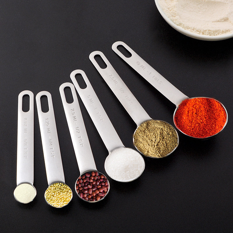 不锈钢量勺盐勺计量家用2g定量勺限盐勺克数勺量勺