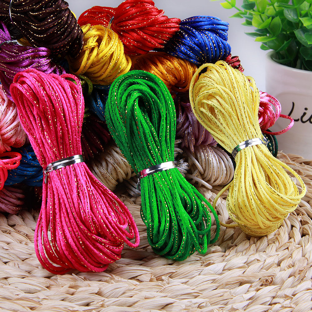 编织中国结绳子6号加金线绳彩绳diy手工手链线