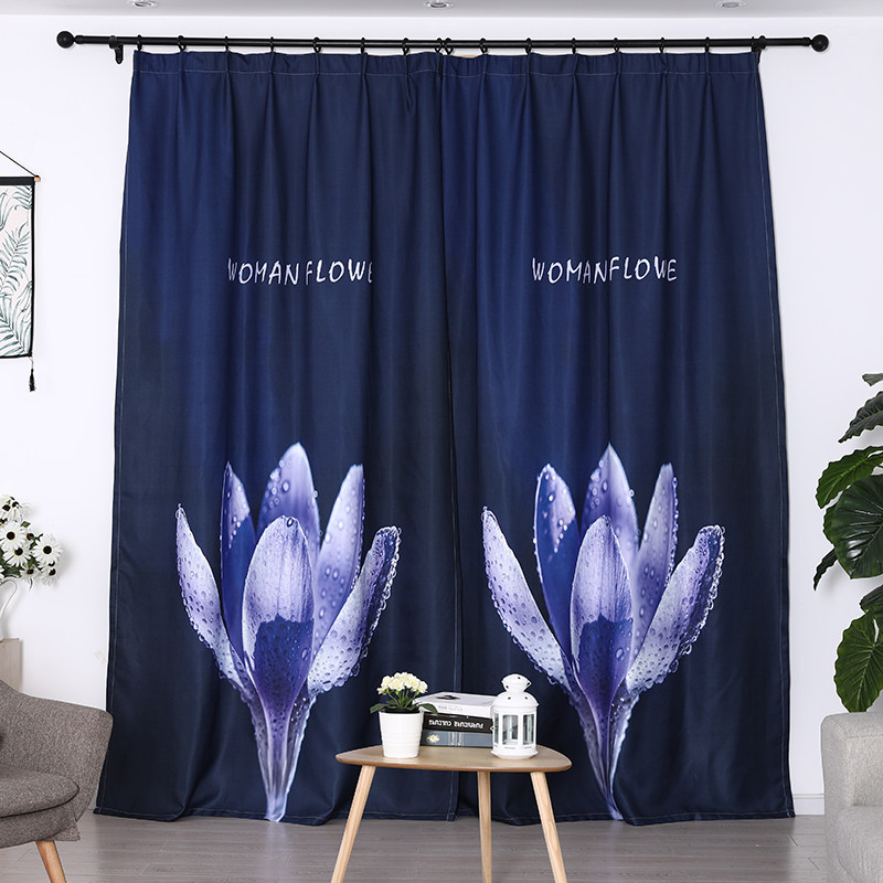 遮光布高档布料大气高档新款挂供简易风格中式定制窗帘