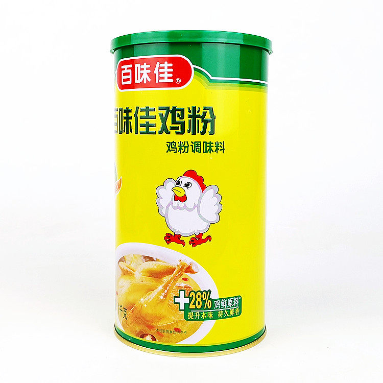 正品百味佳鸡粉1千克罐装鲜美烹饪炒菜调料鸡精粉高汤调味品包邮