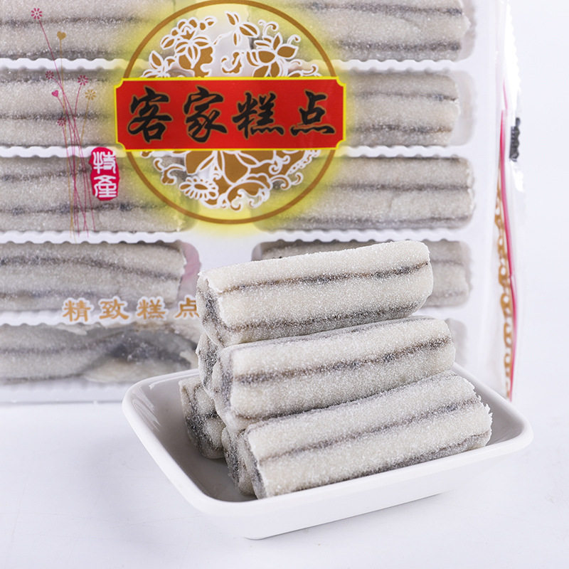 梅州特产芝麻软糕238g五华猪肠客家冷水糕软传统中式糕点