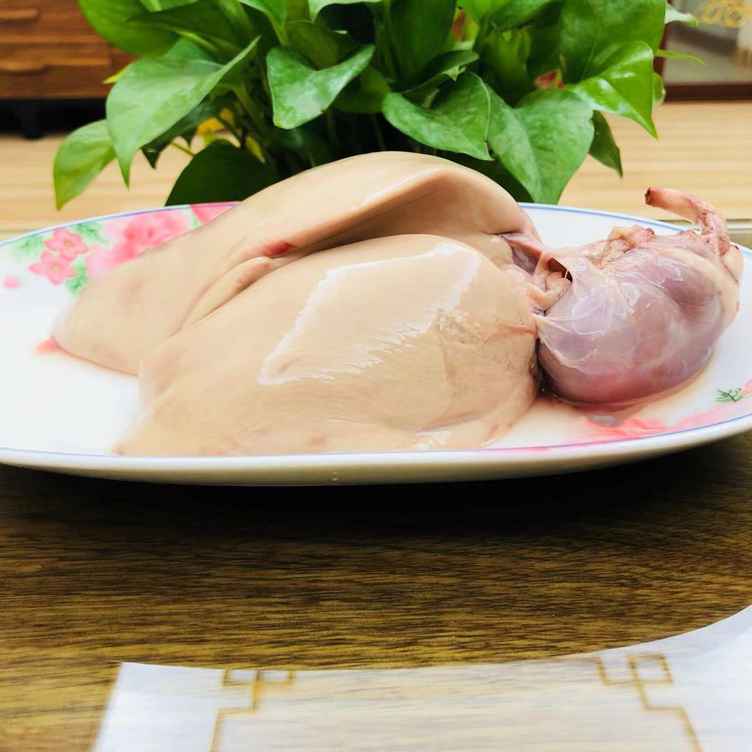 潮汕特产狮头鹅肝鹅粉肝大粉肝含有丰富的营养价值重约1斤
