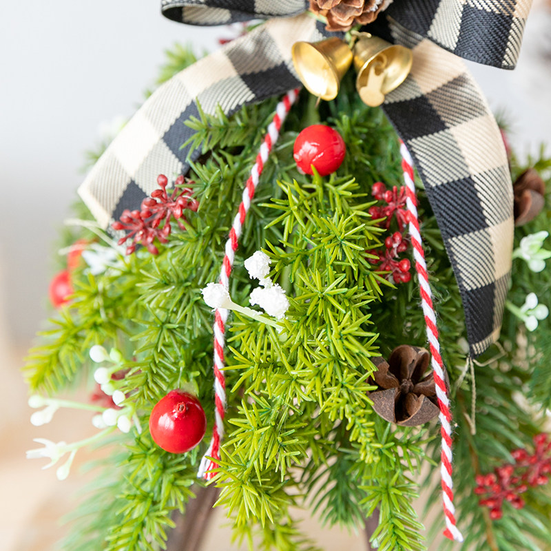 阿楹诺贝贝松圣诞树家用仿真松针植物ins桌面圣诞树