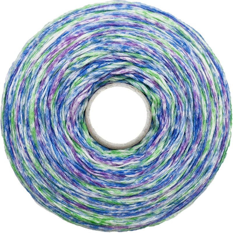 一斤500克标价 2020年莎莎定制全季通用长段染纯棉扁带线纯棉线