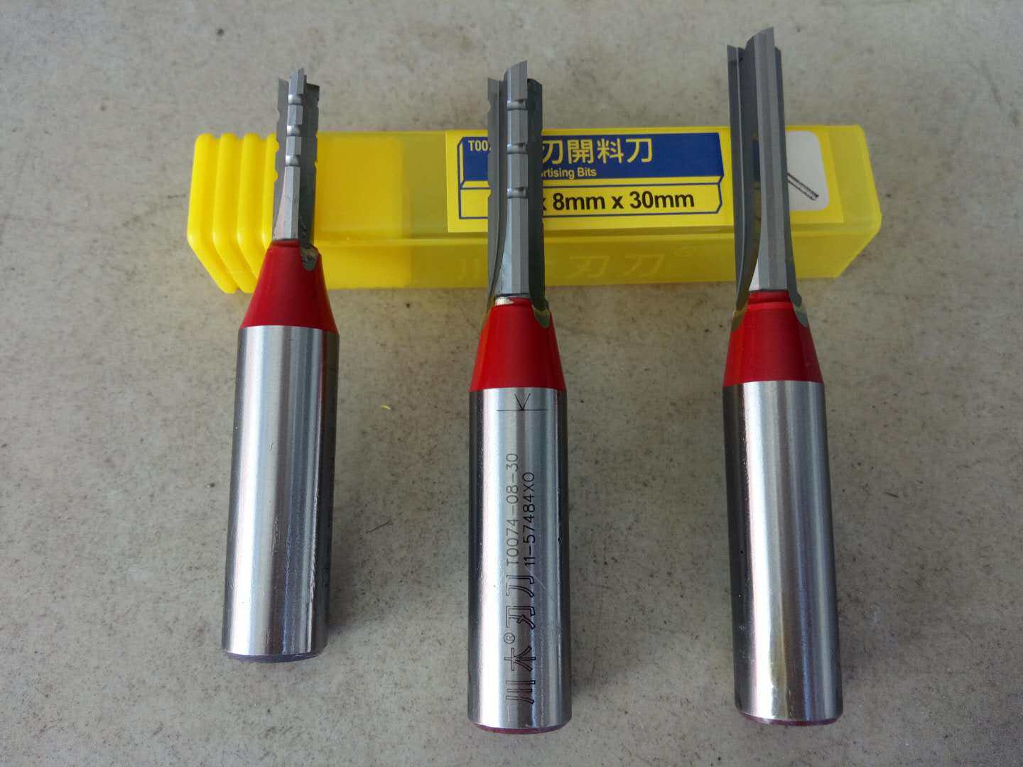 川木tct三刃直刀木工雕刻机刨花板开料刀切割开槽其他机械五金新