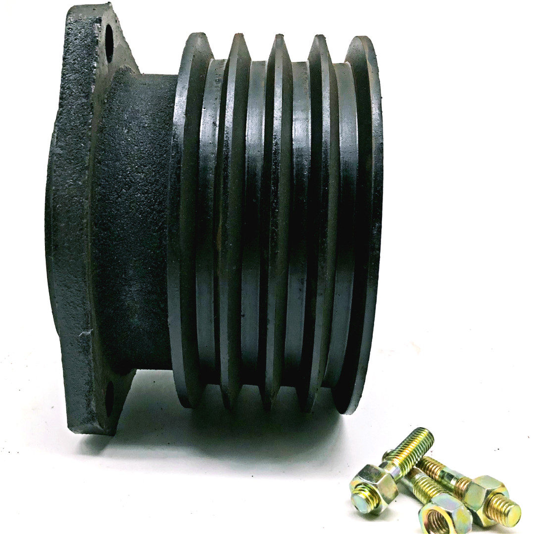 皮带轮柴油机单缸皮带三角带轮膨化机铸铁加大三槽带轮