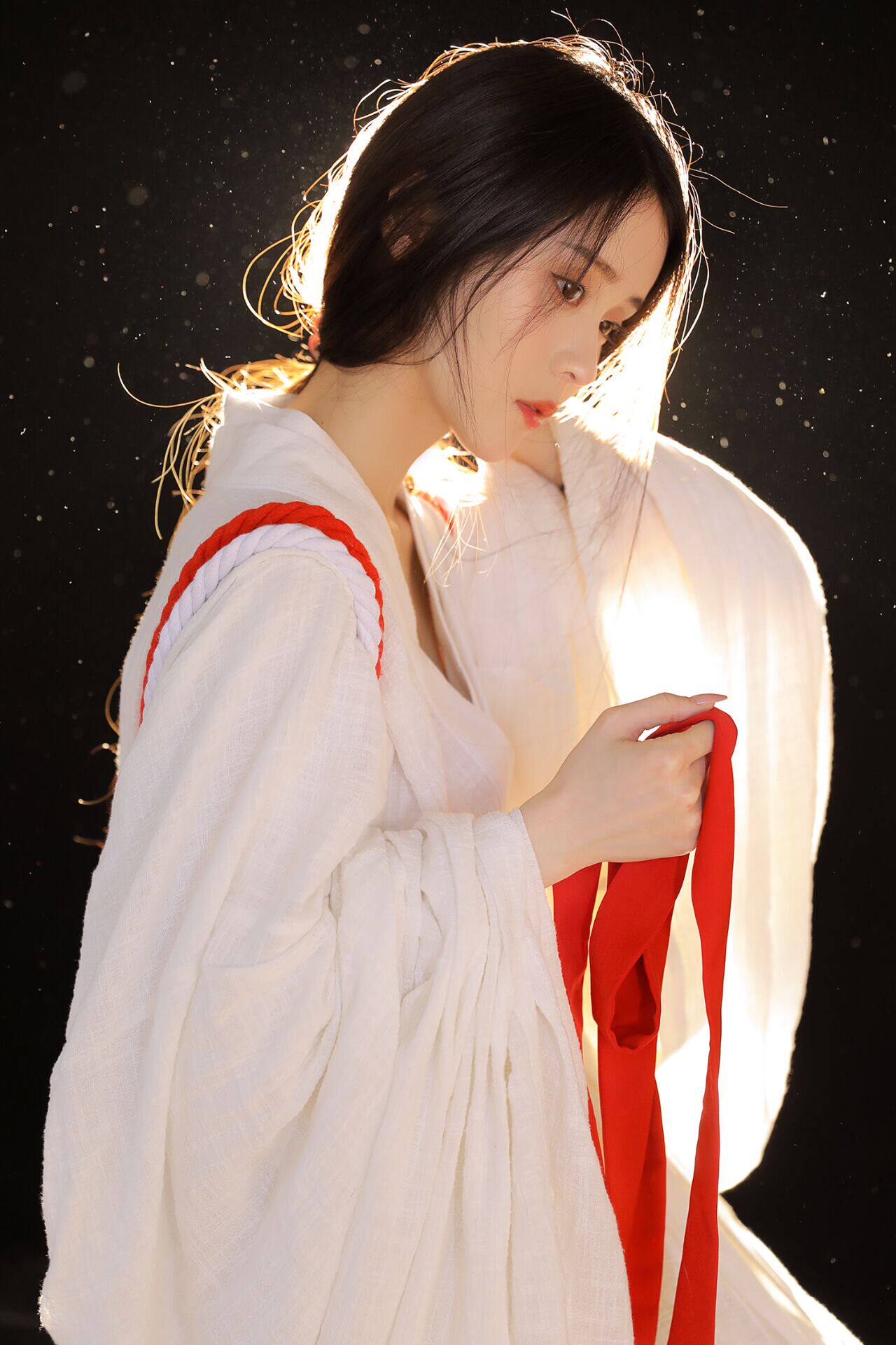 神明如故少女汉服超仙古装棉麻古风影楼主题民族服装