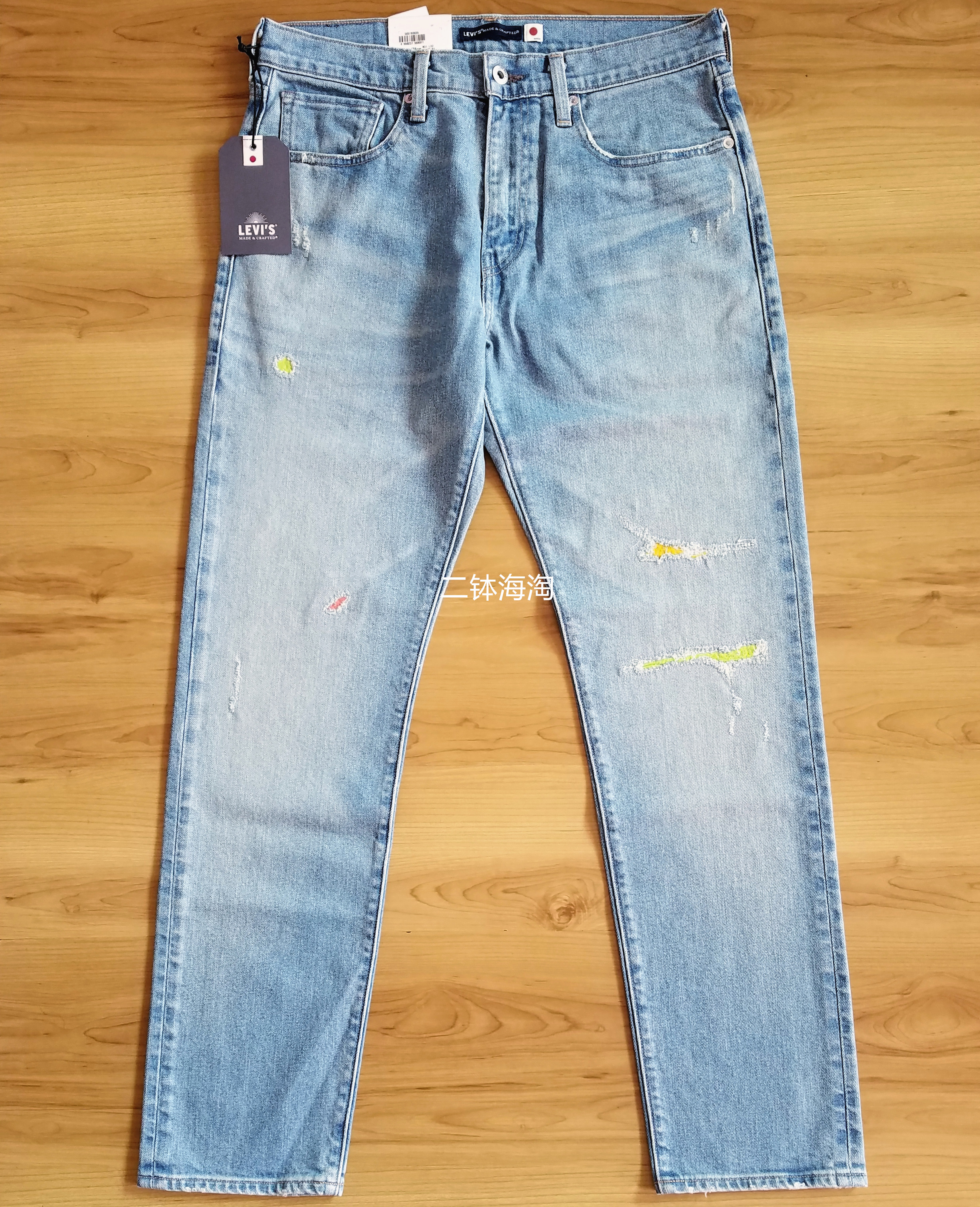 日代现货 LMC Levis 李维斯 56518-0035 日产磨破补丁水洗牛仔裤