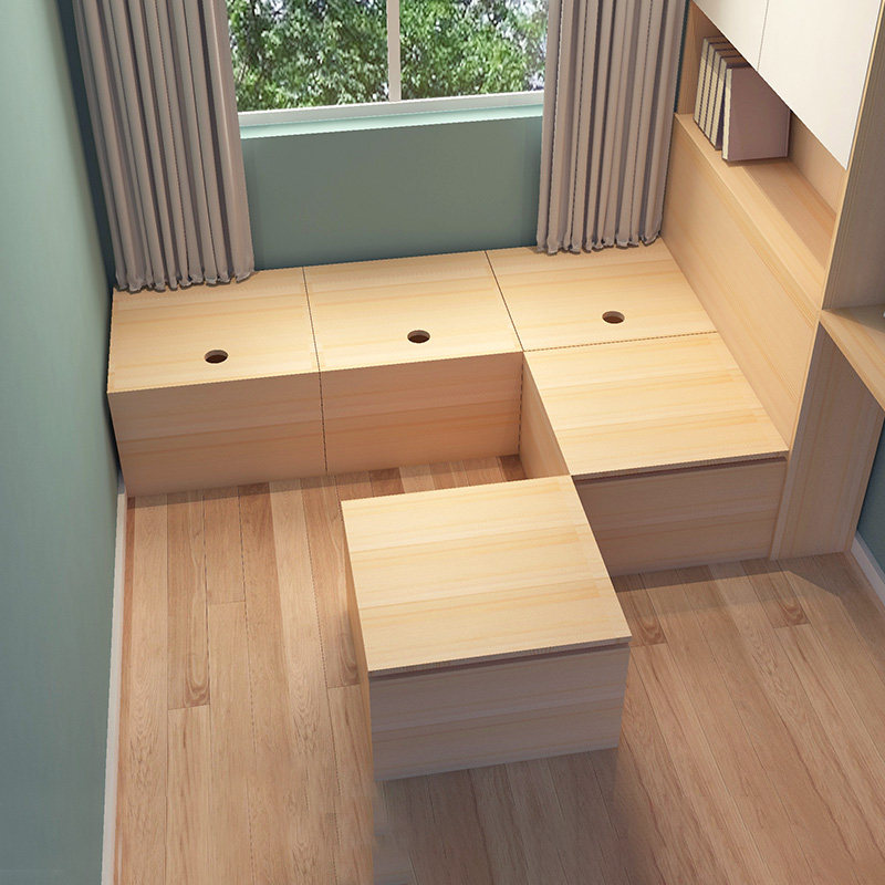 香港全屋定制榻榻米储物箱体魔方盒子组合地台木箱榻榻米定制