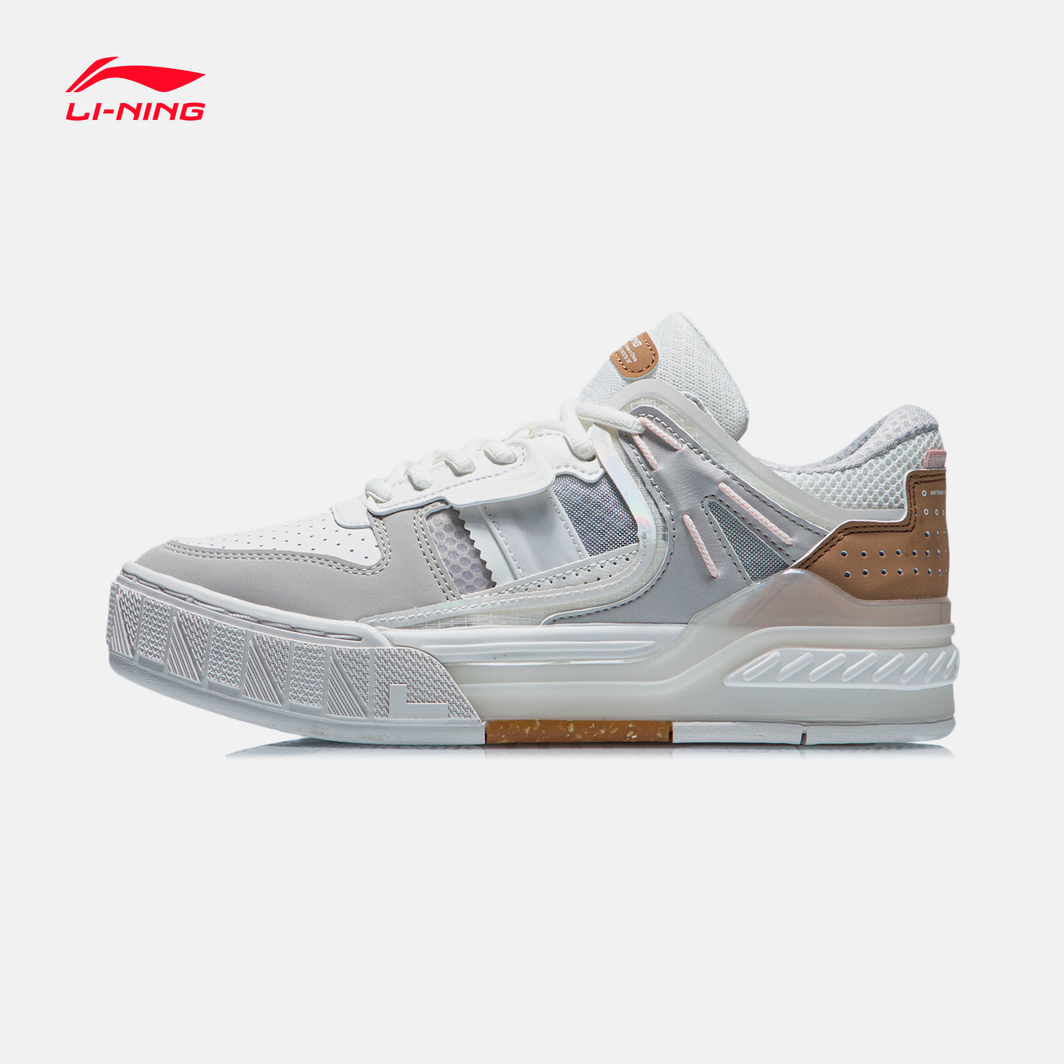 李宁休闲鞋女鞋2021新款晨晖回弹时尚经典鞋子低帮运动休闲鞋