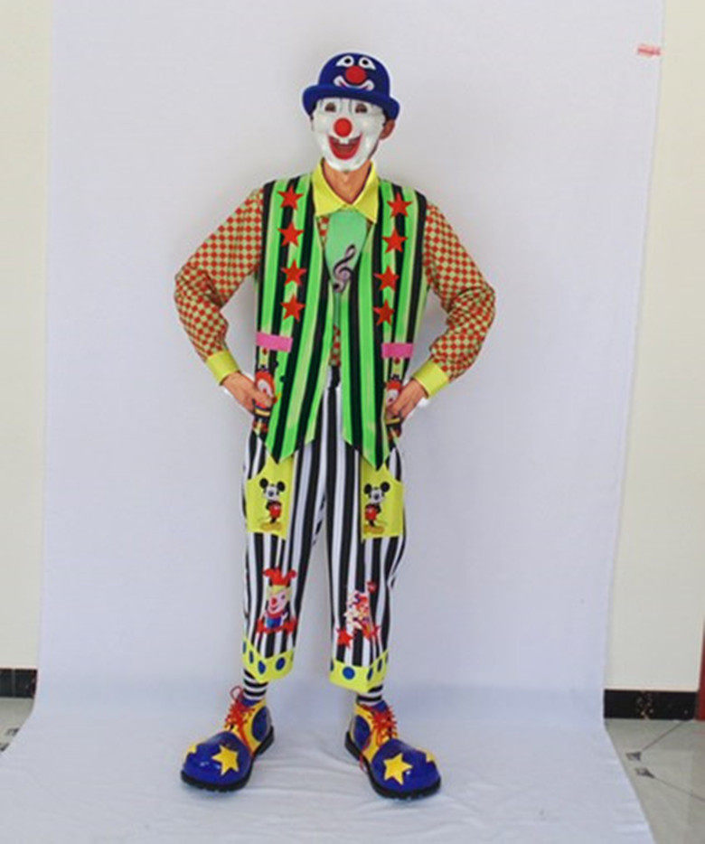 小丑服装万圣节男女女款化妆舞会妆扮动漫魔术服饰