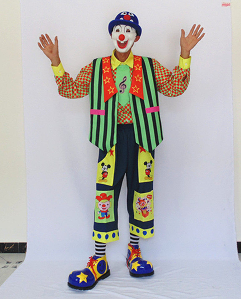 小丑服装万圣节男女女款化妆舞会妆扮动漫魔术服饰
