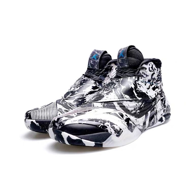 球鞋安踏kt6篮球汤普森男鞋高山流水山水涂鸦专业篮球鞋