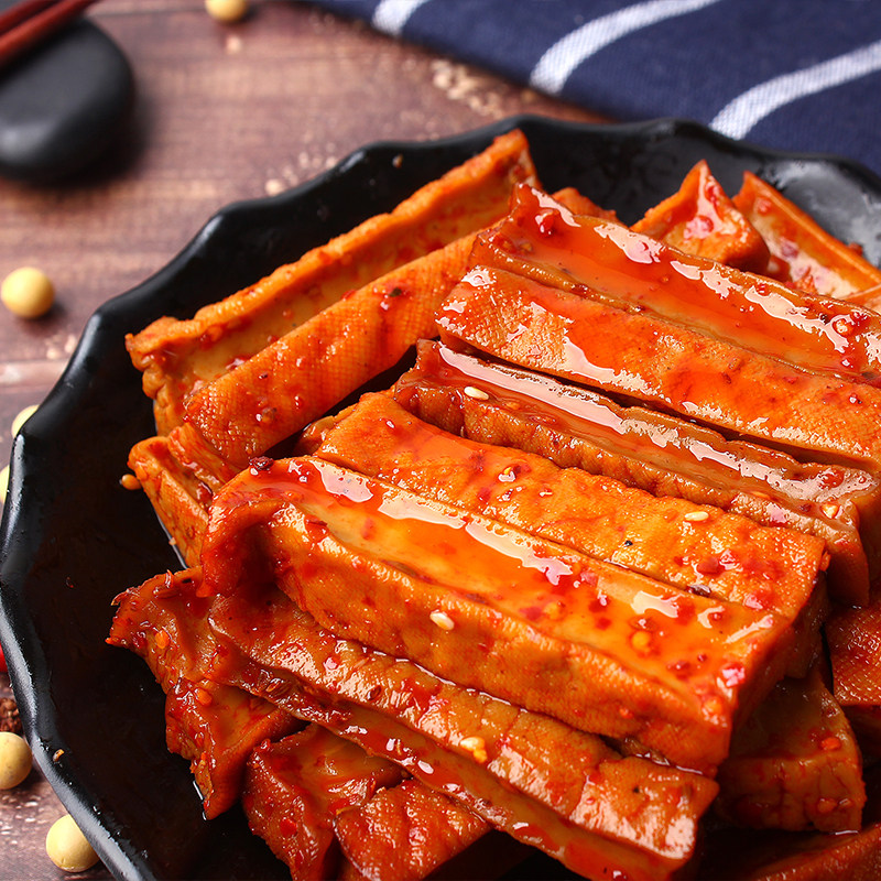 湖南特产武冈豆腐干手撕香辣小包包装豆付零食豆腐干