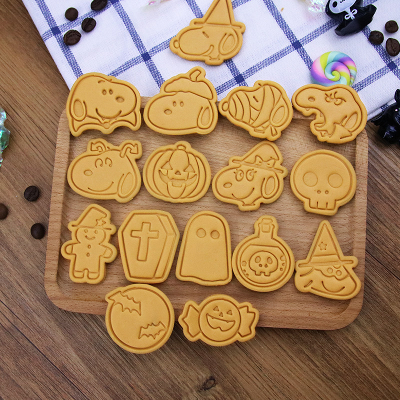 万圣节饼干模具史努比卡通diy家用烘焙工具可爱烘焙模具