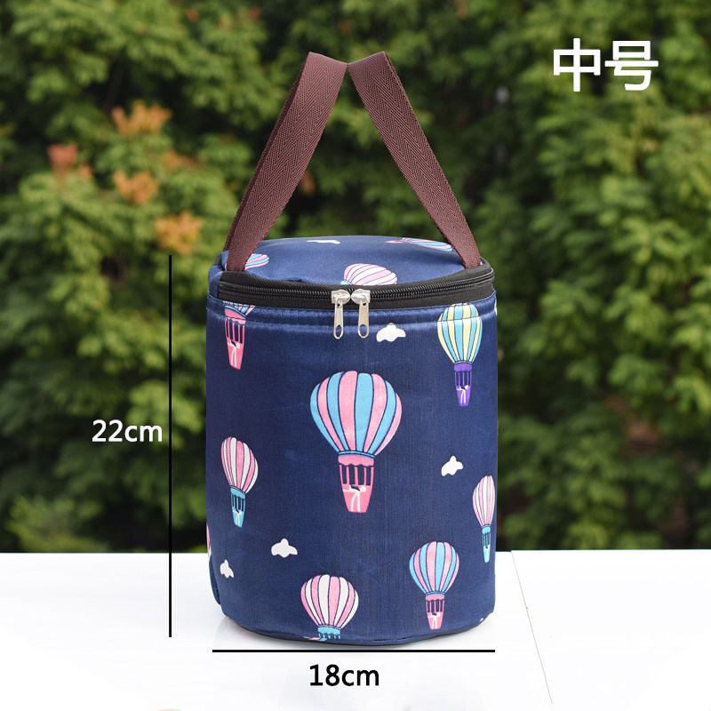 保温饭盒圆形圆桶袋子手提袋手提包饭盒袋
