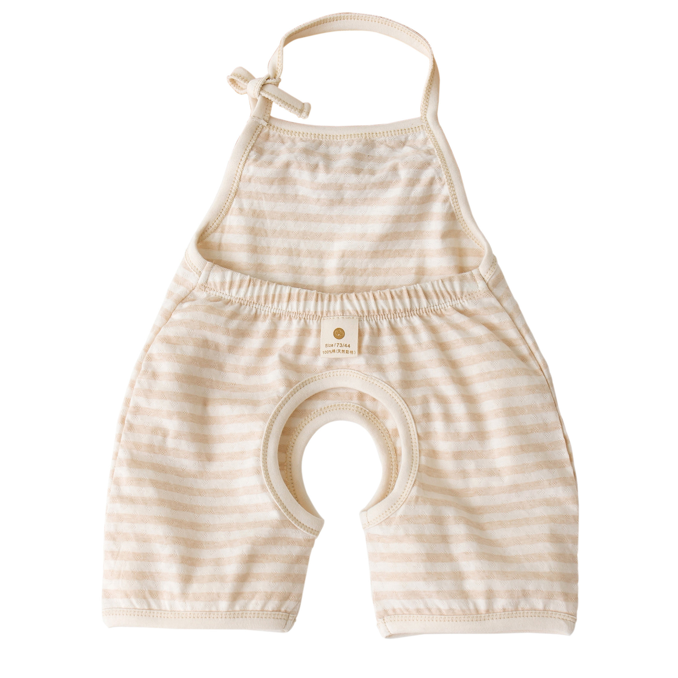 新生0个月兜兜连腿彩棉宝护岁宝薄款婴幼夏季肚兜