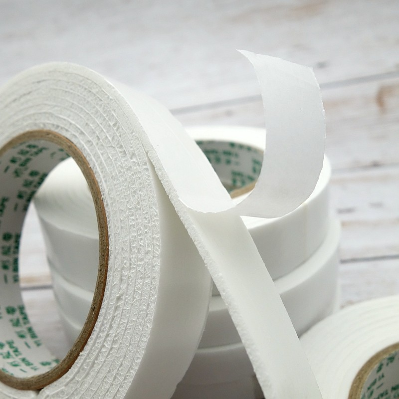 强力泡沫胶带布双面双面海绵强力胶广告胶粘玻璃胶带