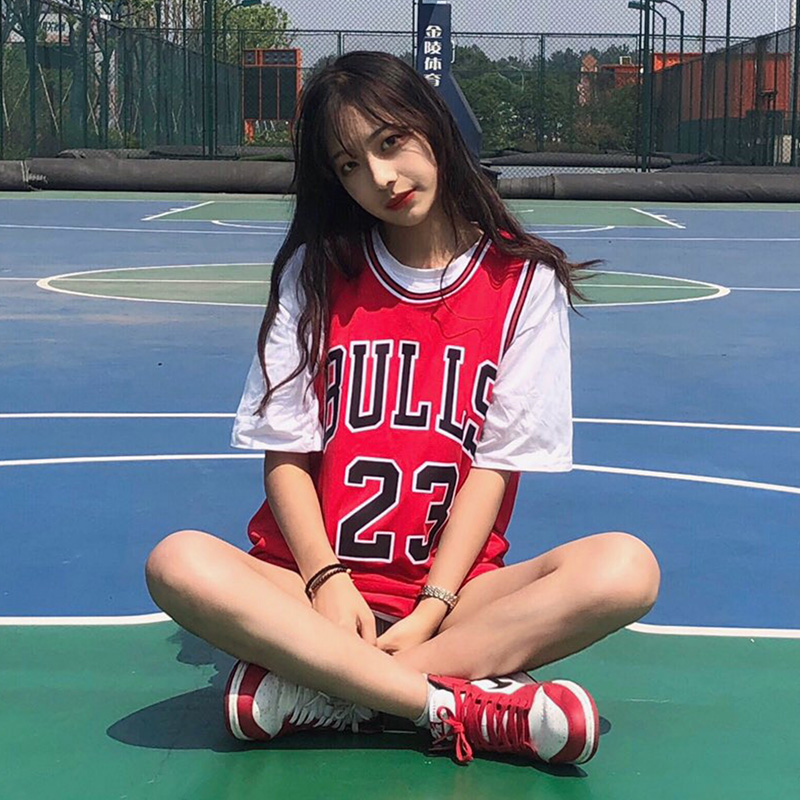 詹姆斯球衣23号公牛篮球套装定制男女夏班服印字篮球服