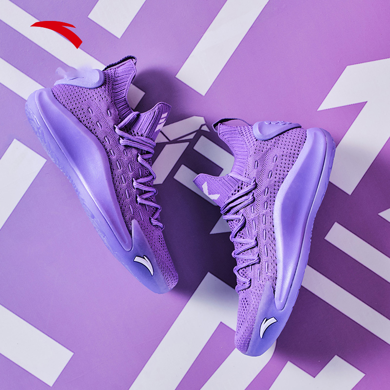 安踏百雀羚联名kt5-low篮球球鞋女鞋官网2020秋季篮球鞋