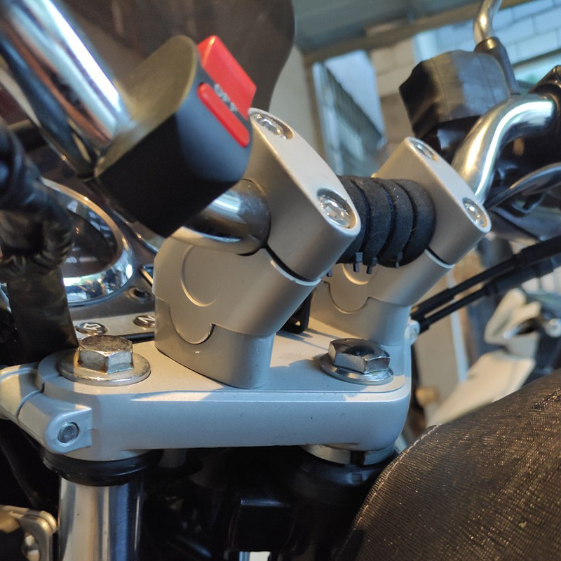 加高适用en125改装高码en150摩托车车把手把增高手把