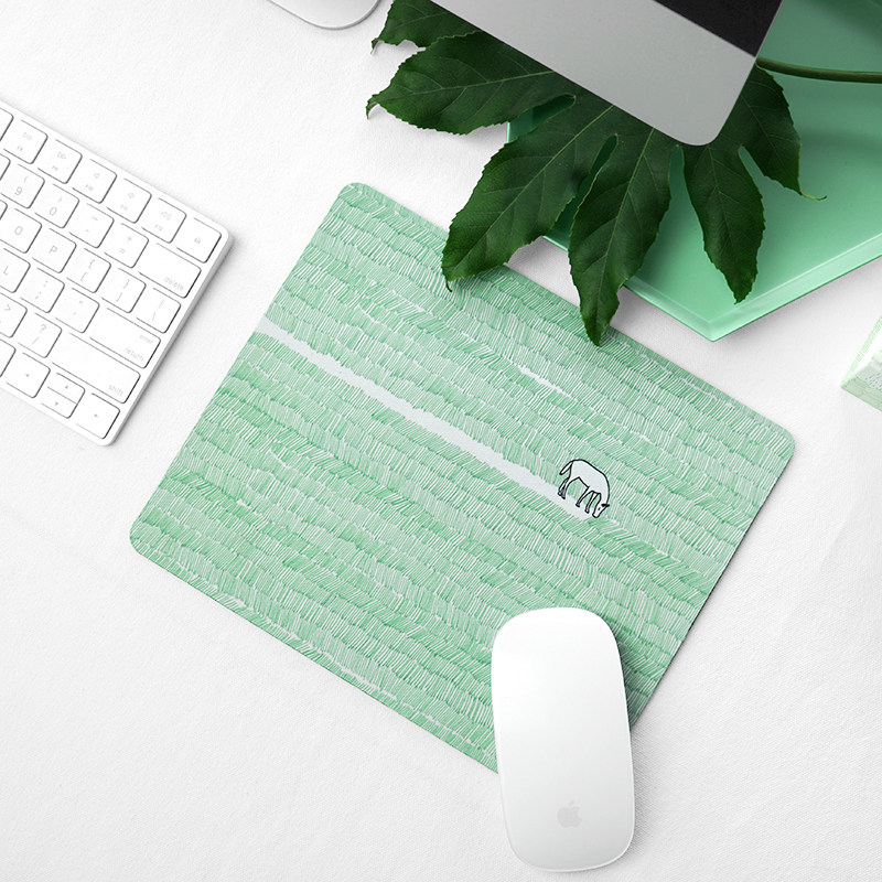 木与石苹果鼠标垫可爱创意个性韩国女生卡通家用办公鼠标垫小号潮