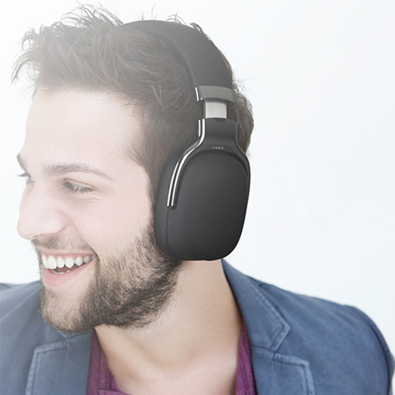 edifier/漫步者 h880耳机头戴式重低音音乐手机带麦可折叠黑色