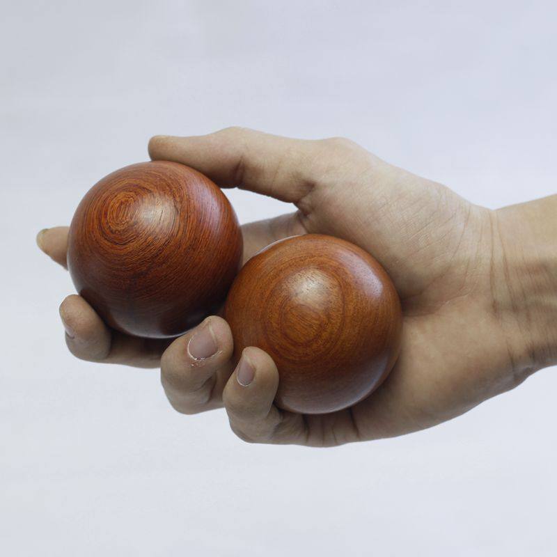 缅甸花梨木手把件手球大果紫檀红木手球健身球保健球把玩球手握球
