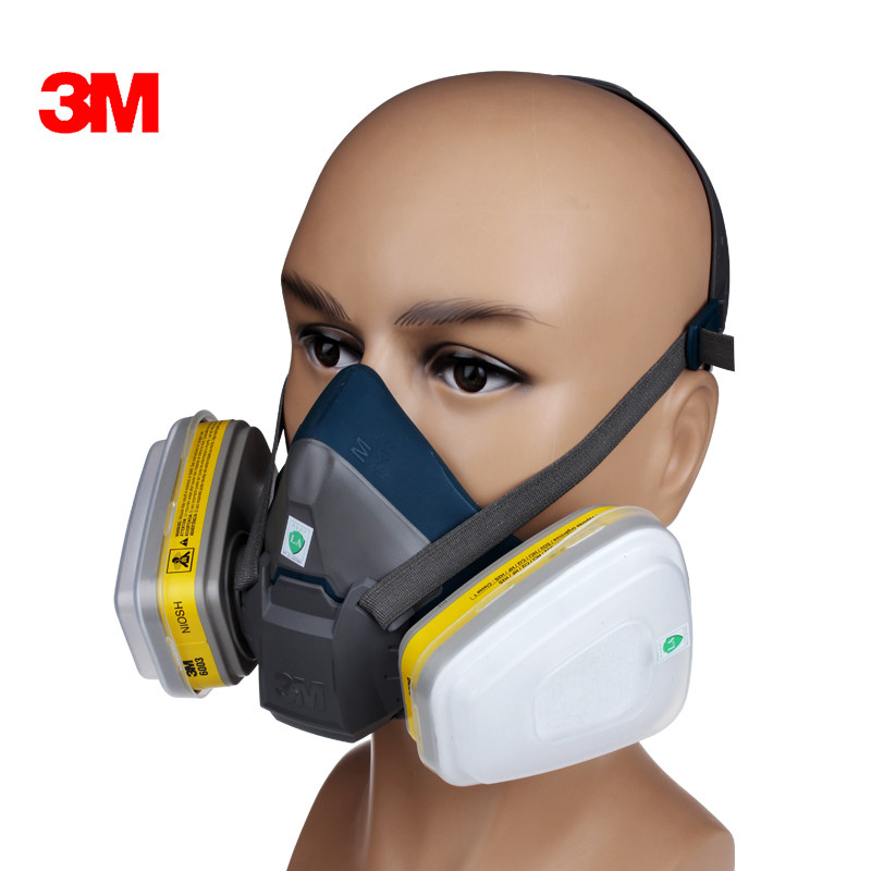 气体3m6502防毒面罩喷漆专用防毒面具化工异味防护面具