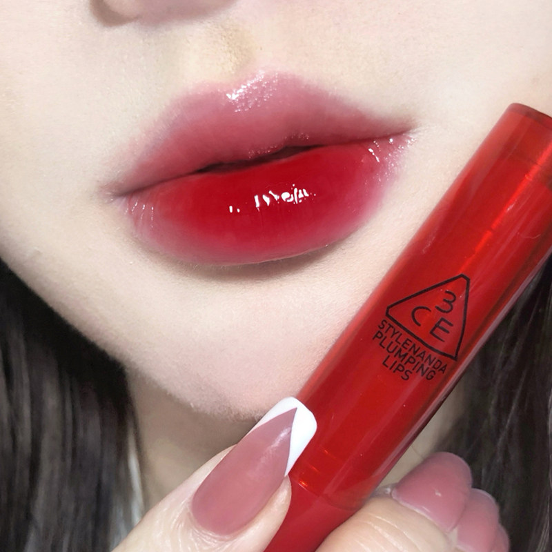 超级口红茶色奶茶清透rosy红唇变色nun嘟嘟唇膏