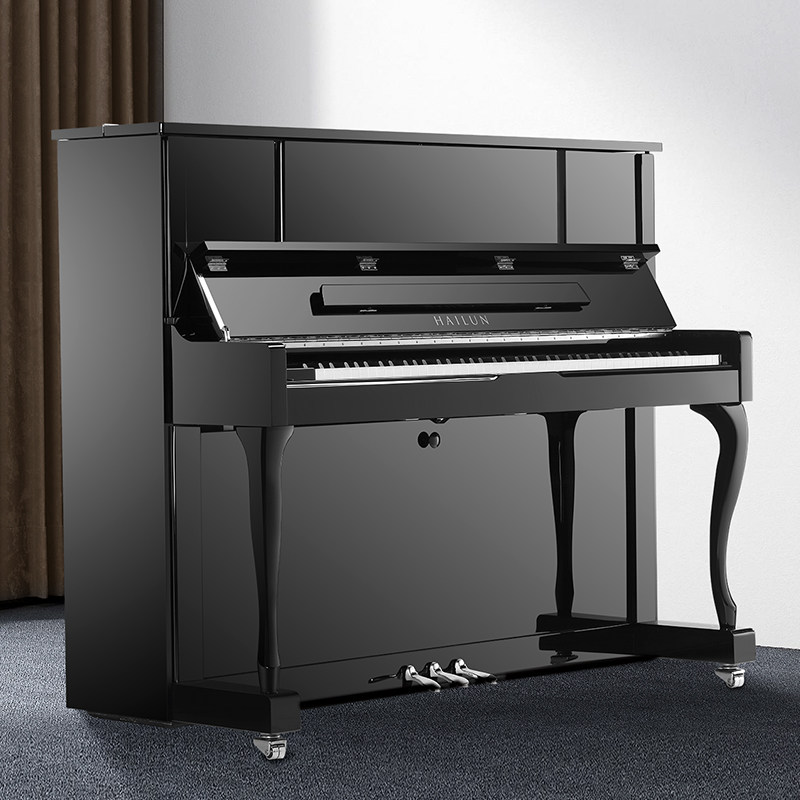 海伦全新立式考级专用钢琴c1实木新琴专业钢琴