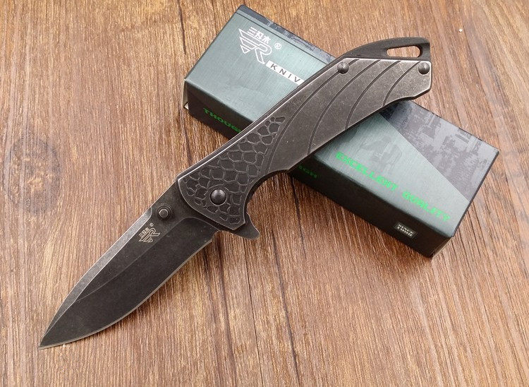 随身正品三刃木折叠刀石洗高硬度小刀户外小军其他户外刀具