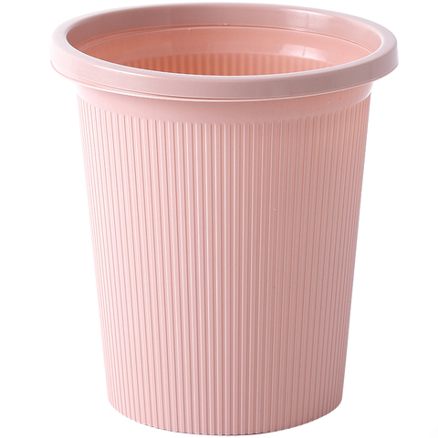 蘑菇小队日用百货创意小商品欧式简约垃圾桶家用客厅大号无盖塑料压圈