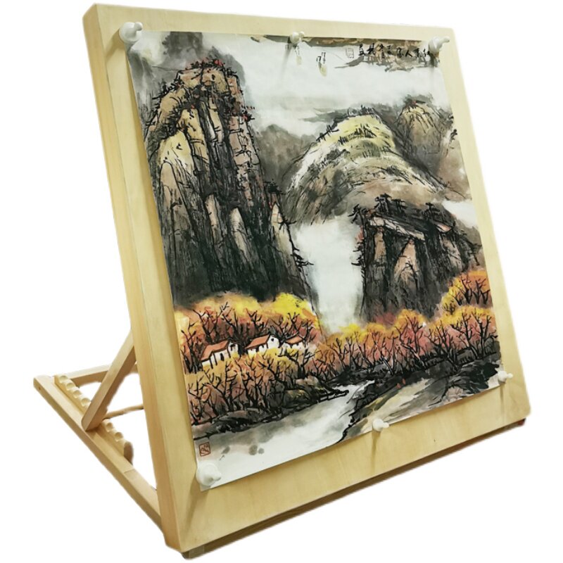 画板国画四尺丹青素描画架写生三裁斗方磁性画板