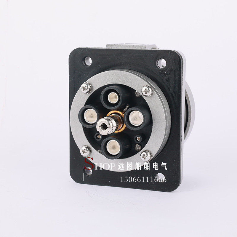 国标铝合金船用63a电流岸电插头插座czm-4350a插头