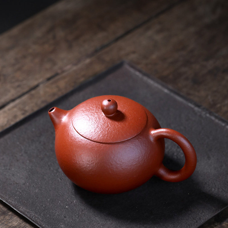 西施朱泥梨皮新生李新生两笔茶壶紫砂壶手工兴纯茶壶