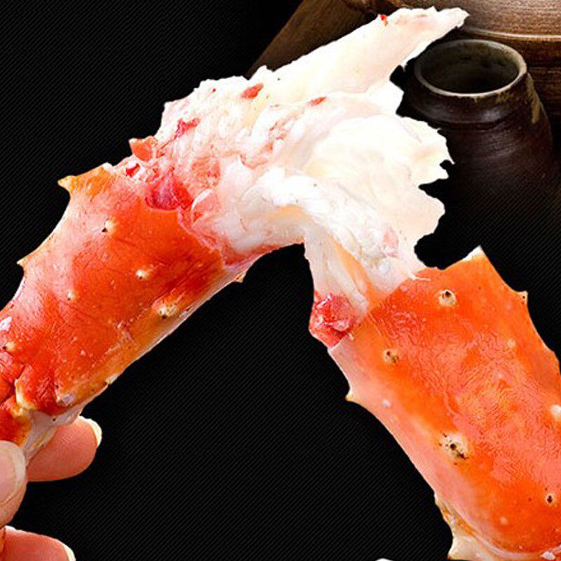帝王蟹腿半身肉不满不要钱海蟹新鲜600800克蟹脚
