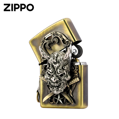 芝宝zippo打火机正版煤油火机定制贴章般若个性送礼zippo