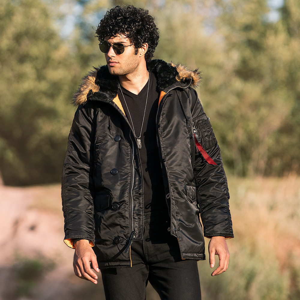 美国aipha阿尔法工业n-3b修身棉服n3b羽绒衣