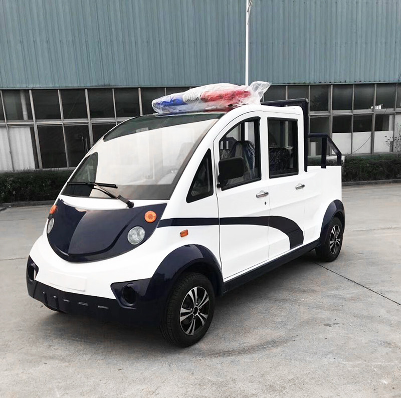 电动车巡逻车四轮皮卡小区物业保安园区订做定制电动四轮车