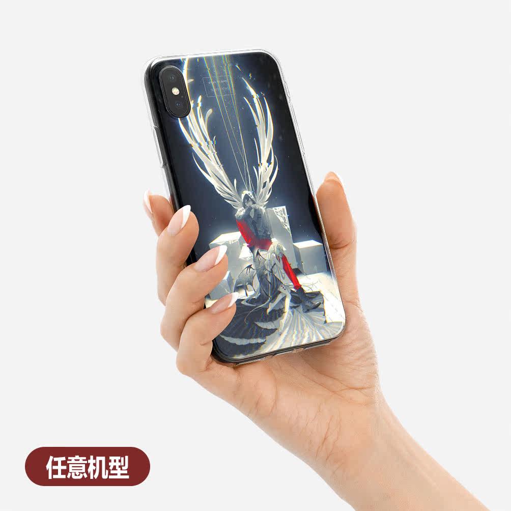 动漫杀戮天使手机机壳适用于苹果华为p50小米手机保护套
