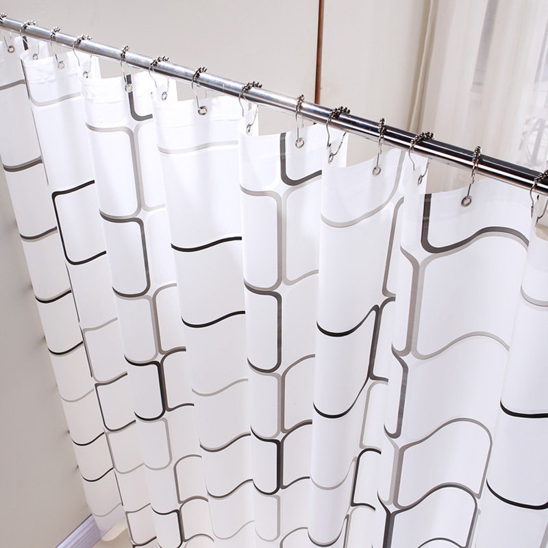 304不锈钢晾衣杆免打孔浴帘杆卫生间浴帘套装窗帘杆直杆型晒衣杆