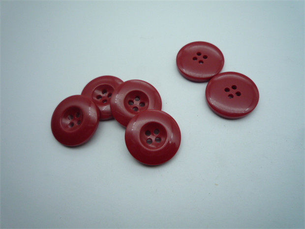 扣子23mm大红红色宽边斜边大衣棉衣时装服饰纽扣
