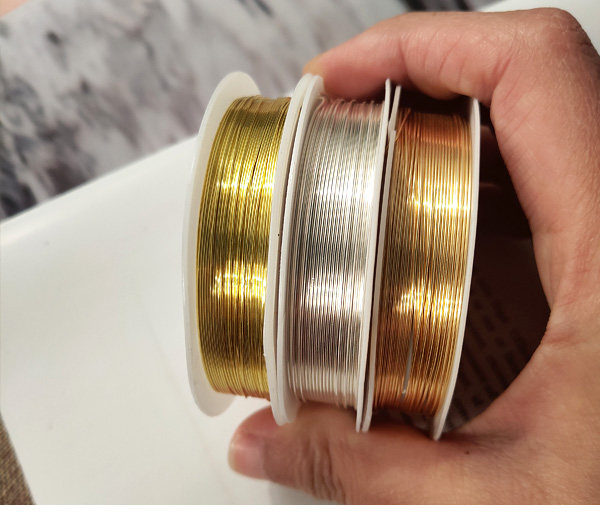 diy手工铜丝线材料定型绕线古风发簪发饰汉服簪子首饰耳环铜线保