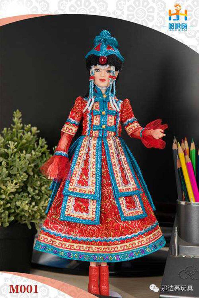 娃娃内蒙古旅游特色手工艺品摆件哈啾嗨蒙古格格装饰其他