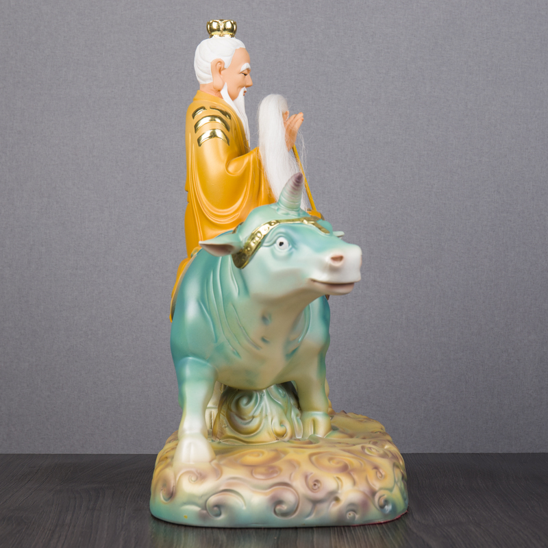 道教新款骑牛太上老君神像道德天尊青牛祖师摆件