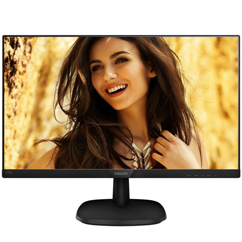 飞利浦(philips)243v7qhsbf 24英寸液晶显示器hdmi接口窄边ips