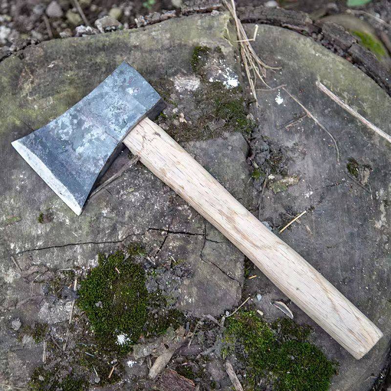 斧子劈柴斧头精钢大号木工家用农村锻打大斧采伐斧