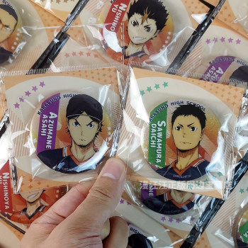 Volleyball Junior Peripheral Team ຊຸດເຄື່ອງແບບ Badges Hinata Shoyang Shadow Mountain Tobio Animation ຂອງແທ້